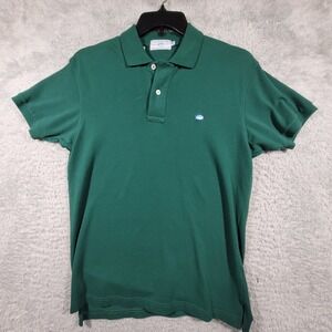 Southern Tide Polo Shirt Mens Small Green Skipjack Short Sleeve Pique Cotton